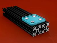 OpenBeam Square Plate 2x2 by halley