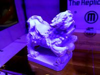 Guardian Lion Statue by fredini