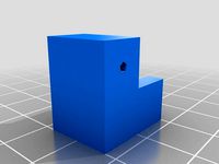 Bracket for LCD screen on Prusa Mendel i3 by strawdog