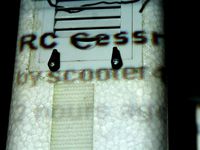 Battery Door, Hatch Frame, clip, and Latch for RC Cessna 747-I-TW by scooter46290