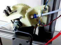 A bowden geared extruder for Rostock - based on Gregs by RichRap