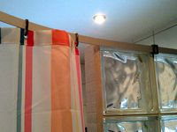 Shower curtain mounting parts by ahd71