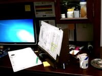 Ergonomic drawing/paperwork easel  by jfrancis