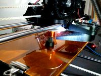 Cooling Fan Bracket and Shroud for Ecksbot 3D Printer by autom8it
