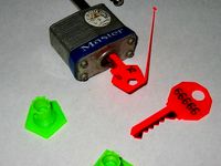 Customizable Safe / House / Padlock keys by Belfry