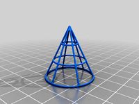 Simple Wire Frame Cone by unusualshark