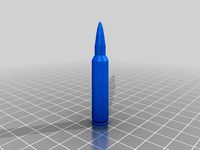 5.56 NATO bullet replica by JaredNew