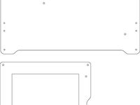 Hank's 3-point bed leveling for Printrbot by Hank-Cowdog