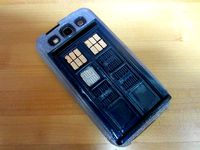 Galaxy S3 Tardis Case by marvins_dad