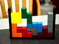 Magnetic Tetris Playset by pleppik