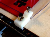 Rear Mount for Glas or PC on heatingbed printrbot by schrotti