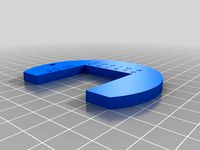 Cockle measure key tag. by schmidt_be