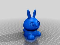 Bunny Test Sculpture by cfg