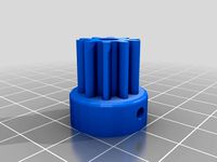 T5 10tooth pulley, 64steps, dual grub screw by Petehagoras