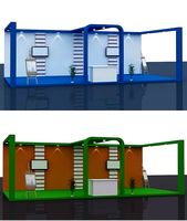 Stall Design 3d Model