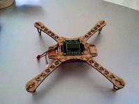 Plywood Quadcopter Frame by antpgomes