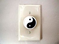Dualstrusion Yin-Yang Dimmer Knob by zheng3