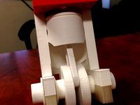 Movable 3D printed engine. by signworks