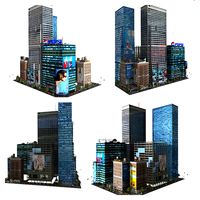 3D Lowpoly City Block