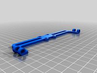 RepRapPro Mendel Double Fan Bracket by Gwyrlim