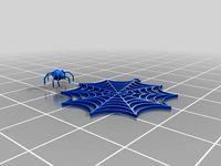 Spiderweb earring by tomatohead
