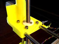 X Ends & Endstops - For 3 Hole Leadscrew Nuts by Verohomie