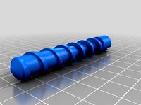 Extruder screw test print by Servan