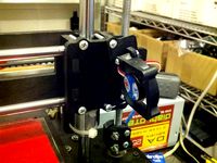 Printrbot Plus Pivoting Fan Mount by dhulihan