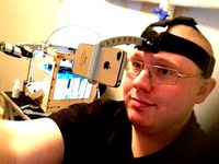 iPhone GoPro head-strap mount by swepet