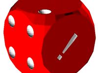 Customizable Dice- Text or Classic Dots by Corpulent