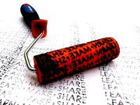 Text paint roll by Samuel Bernier by LPFP
