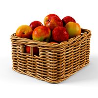 Wicker Apple Basket Ikea Byholma 1 Natural