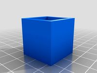 25mm calibration cube with empty top by jotape
