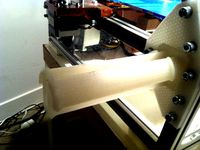 Side spool holder for Reprap Prism by jbr