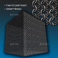 Seamless Hand Painted Chain Mail 1