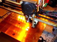 Solidoodle extruder head wobble preventer by tealvince