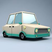 Low poly car