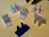 Small clamp for fastening glass shelf by Black_Knight