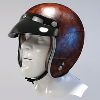 Retro Motorcycle Helmet