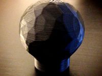 Hand Hammered Ball Finial by gwygonik