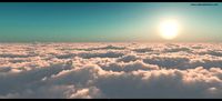 ‘UP FROM THE CLOUD’ Scene Created In E-on Software