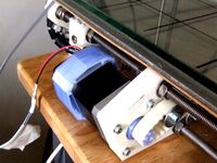Fan(40mm) Mount for Stepper Motor(NEMA 17) by Casey7747