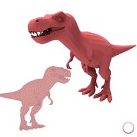 Tyrannosaurus Rex Base Mesh