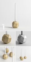 Polyhedron candle holder
