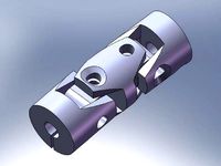 CNC / 3D printer coupling / Universal Joint by BoilerPlateDan