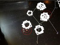 Square frame DailyEarring2013#6 by Schorhr