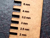 Sheet thickness gauge by YourLaser