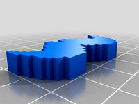 8-Bit Mustache Topper - Stubby Mini Ring-a-thing by MrPlastic