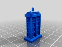Tardis Topper - Stubby Mini Ring-a-thing by MrPlastic