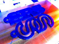 monogram luggage tags by sahrchitect